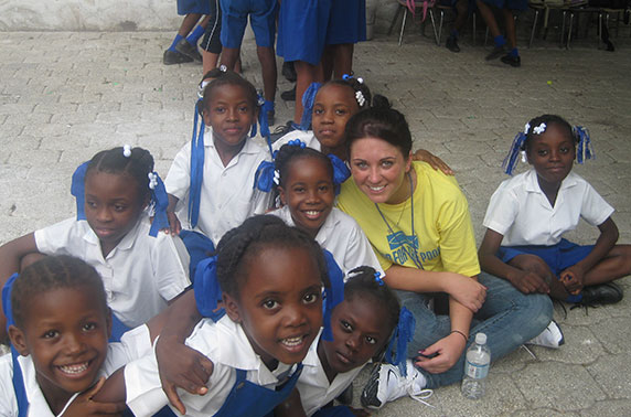 Britney Gengel in Haiti