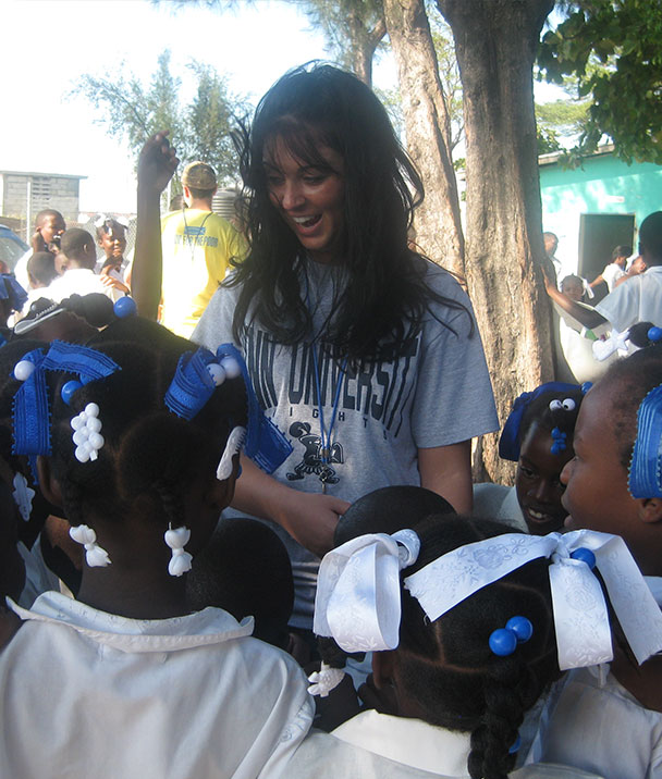 Britney Gengel in Haiti