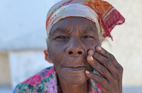 homeless grandmother